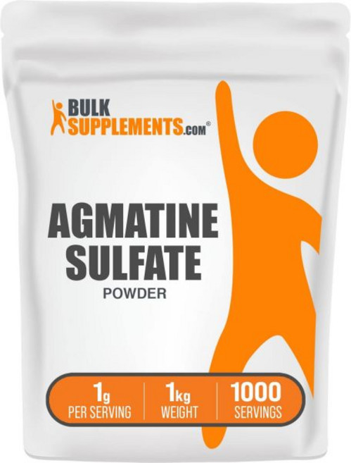 아르기닌 지방 BulkSupplements.com 아그마틴 황산염 분말 산화질소 무향 글루텐 프리 1회 제공량당 1g 250g (8.8온스) (1팩), 8.81 Ounce (Pack of 1), 1개