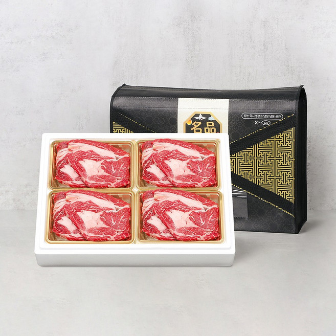 마블리즈 마장동 1등급 소고기 명절 선물세트 으뜸등심세트 1.6kg (등심 400g *4팩), 단품