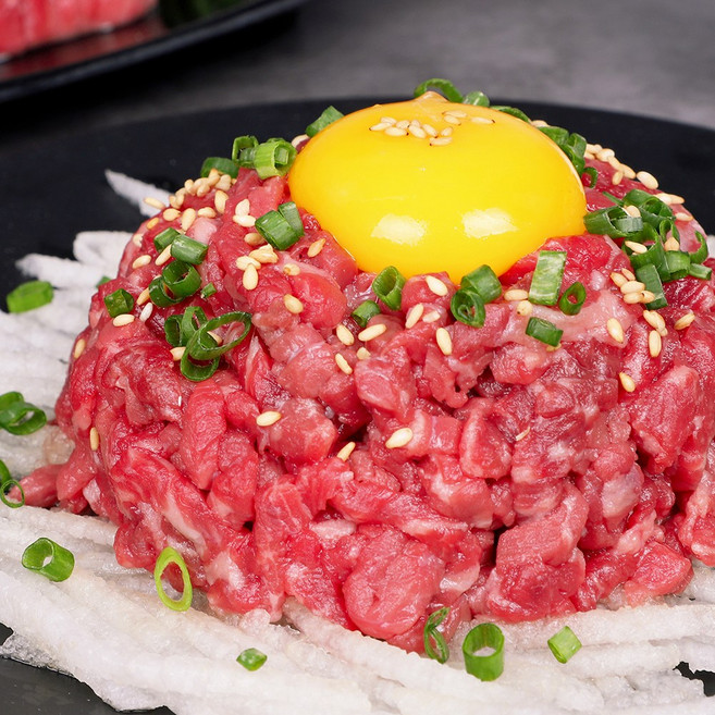 신선한 마장동 프리미엄 1등급 국내산 소고기 육회, 2개, 250g