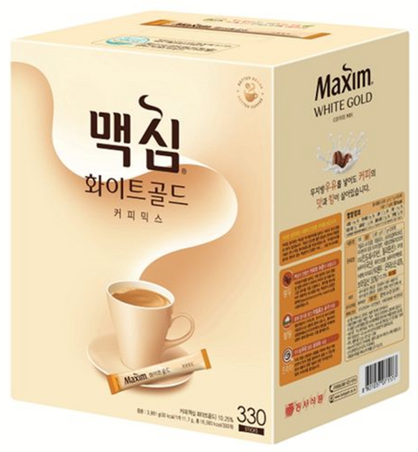 8위 - 동서 맥심 화이트골드 믹스, 11.7g, 330개입, 1개