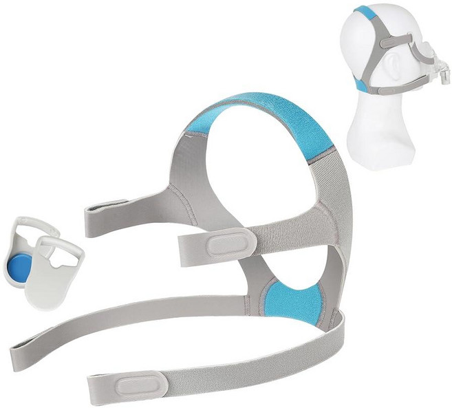 Sanforce AirFIT 핏 F20 헤드기어 교체용 CPAP 마스크 헤드기어 스트랩 마그네틱 클립 액세서리 용품 287373, ResMed AirFit/AirTouch N20용 헤드, 1개