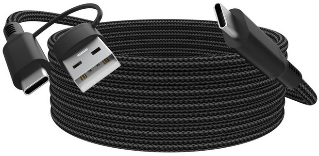Arzweek 교체 USB AC to C 데이터 충전기 케이블 코드 Elgato Wave Neo 1 3 Mic HyperX QuadCast S 2 SoloCast 마이크와 호환