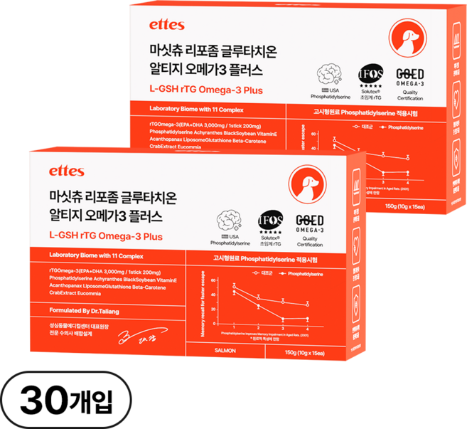 마싯츄 리포좀 강아지 오메가3, 15회분, 2개