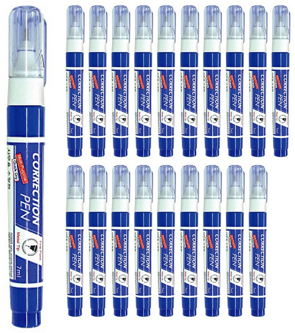 모닝글로리 사무용 수정펜, 7ml, 20개