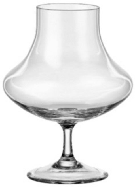 보헤미아 크리스탈 코냑잔 350ml (B4GA36-280) 브랜디 위스키 와인, 1개