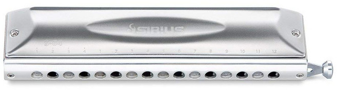 스즈키 (Suzuki) SUZUKI 크로매틱 하모니카 시리우스 시리즈 S-64C 롱 스트로크, 1개