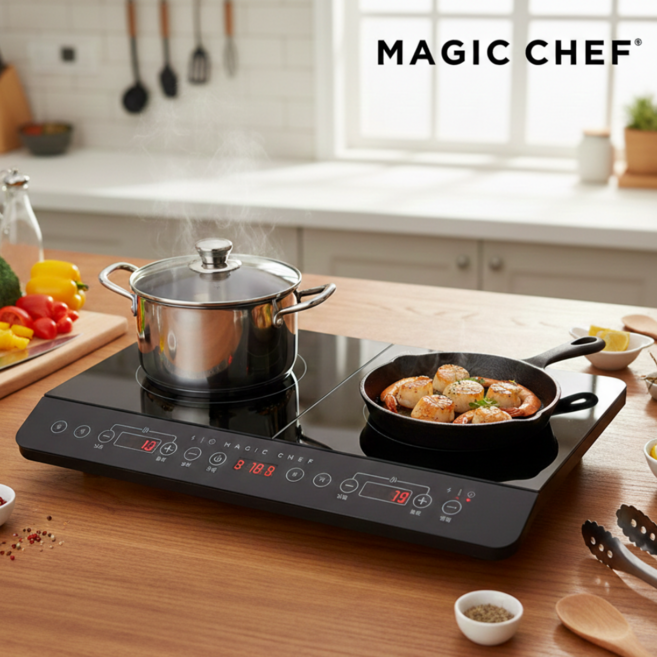 매직쉐프 프리미엄 2구 인덕션 세라믹글라스, 일반형, 홈쇼핑 상품