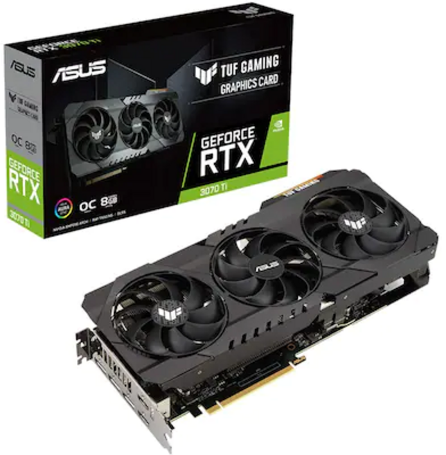 ASUS TUF Gaming 지포스 RTX 3070 Ti O8G OC D6X 8GB 테스트후출고중고