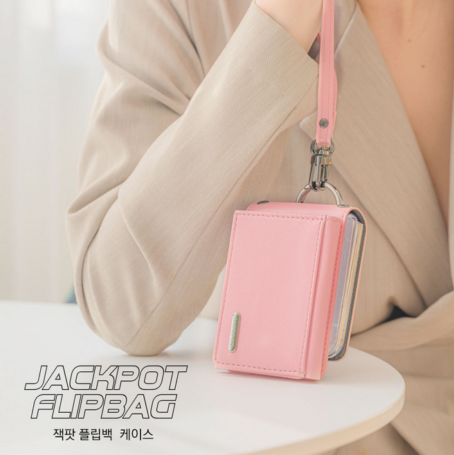 잭팟 Z플립4 플립백 케이스 현금 카드 수납 F721/F726