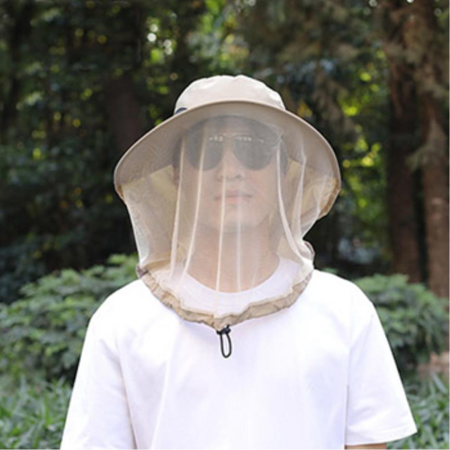 남성용 자외선차단 벌레방지 방충 모자 양봉모자잡화 양봉 얼굴보호망 벌집 해충모자