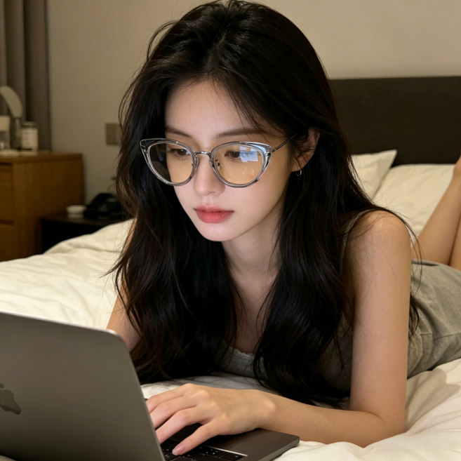 YUEMEIYD 블루라이트차단 안경 자외선차단 안경 남녀 공용