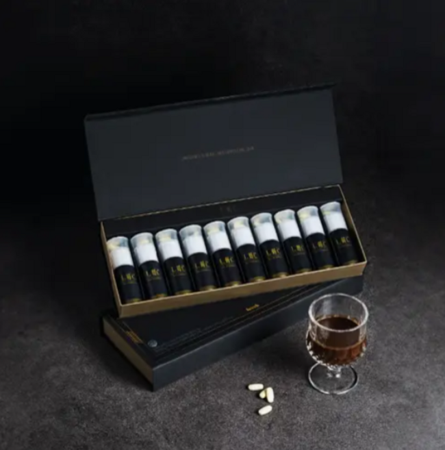 (유통기한특가)(명절선물)[리베브] 남성 활력 느와르 듀얼 흑마늘 진액(정제 2정+액상 30ml)*(10병) x (총 40병), 1개, 30ml