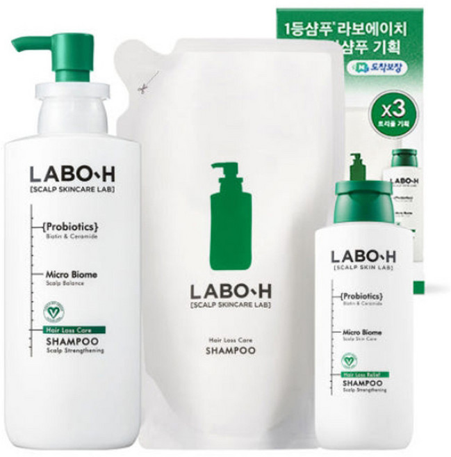 라보에이치 탈모증상완화 샴푸, 980ml, 1개