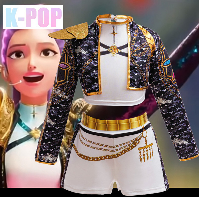 K-POP 악마사냥꾼 루미 스타일 코스튬의상