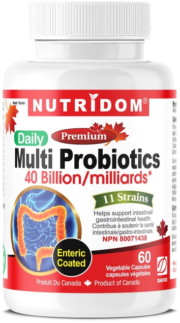 뉴트리돔 멀티 프로바이오틱스 고함량 400억 생균보장 60캡슐 N196, 1개, 60정 - 쿠팡