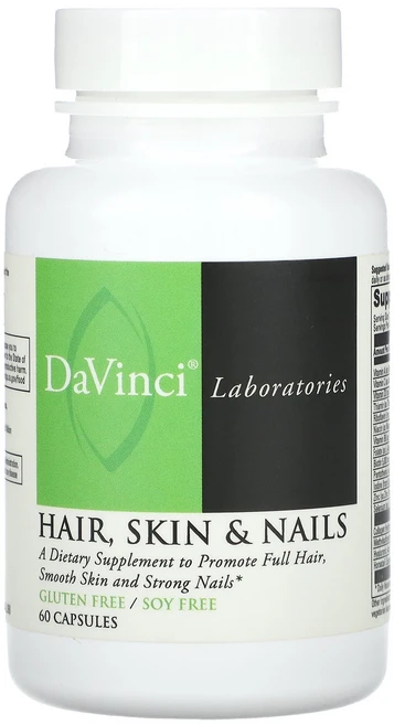 DaVinci Laboratories 모발 피부 및 손발톱 캡슐 60정 Laboratories (다빈치 래보라토리스), DaVinci Laboratories, 모발, 피부 및, 1개 - 쿠팡