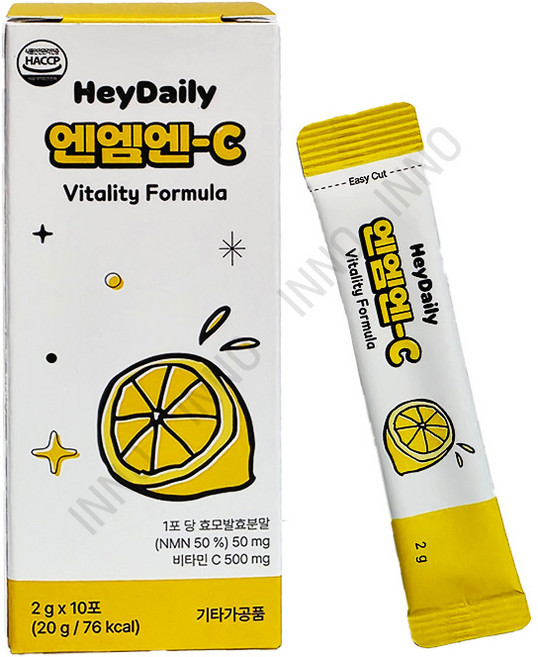 헤이데일리 NMN-C 엔엠엔씨 비타민C 2g 10포 1개