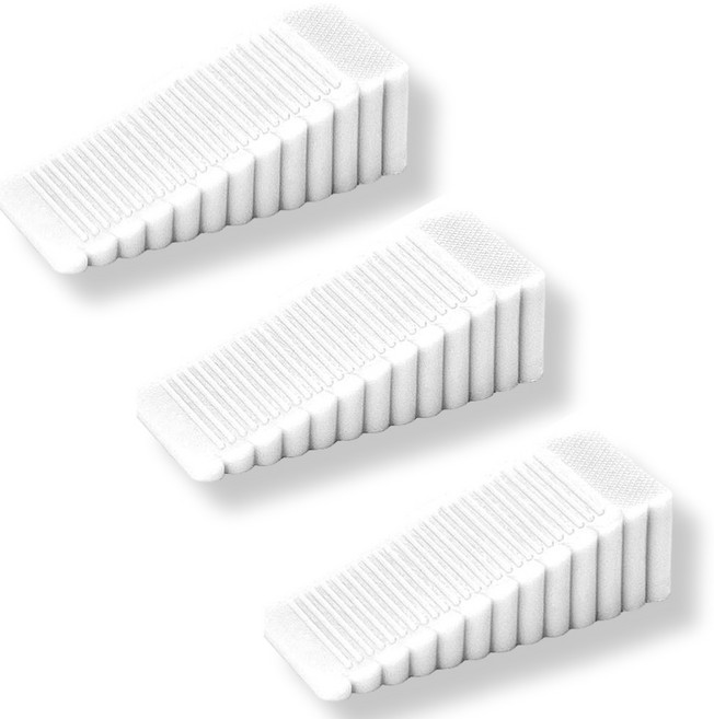 후크월드 도어스토퍼 문닫힘방지 도어쿠션 스토퍼 화이트 color, 3개