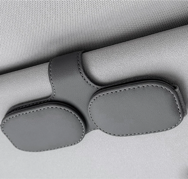 와이유 차량용 선바이저 클립 (선글라스 보관), 회색, 1개