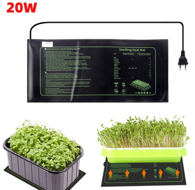 묘목 발아용 방수 식물 난방 매트 육성 난방 매트 온도 조절기 카펫, 한개옵션0, 한개옵션2