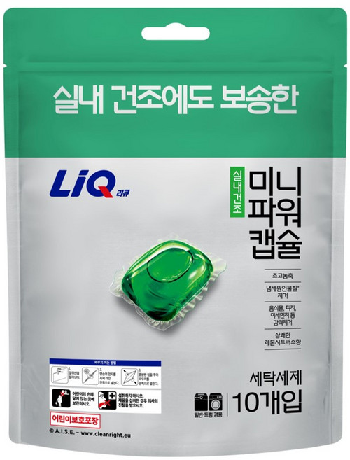 리큐 진한겔 실내건조 미니파워캡슐, 10개입, 1개