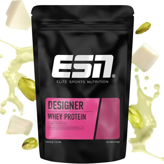 ESN 웨이 프로틴 파우더 화이트 초콜릿 피스타치오 1kg, 체리 요거트