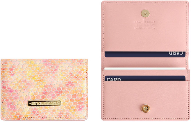 비유어산타 이태리 천연 소가죽 Made in Korea 카드지갑