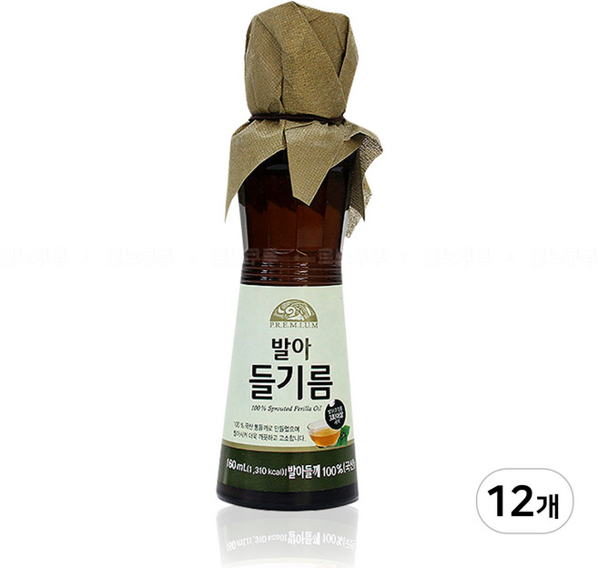 오가닉스토리 국산 발아 들기름, 160ml, 12개