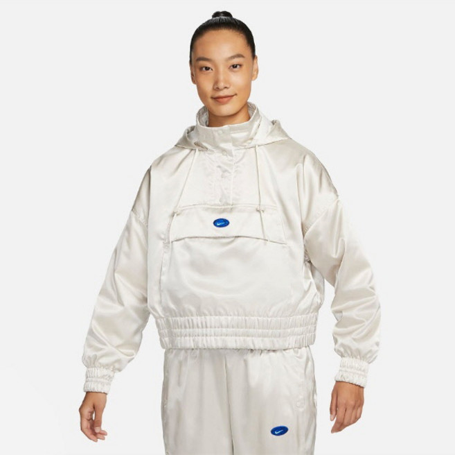 나이키 우먼즈 아노락 서카 96 우븐 재킷 반집업 점퍼 화이트 DV8083-104
