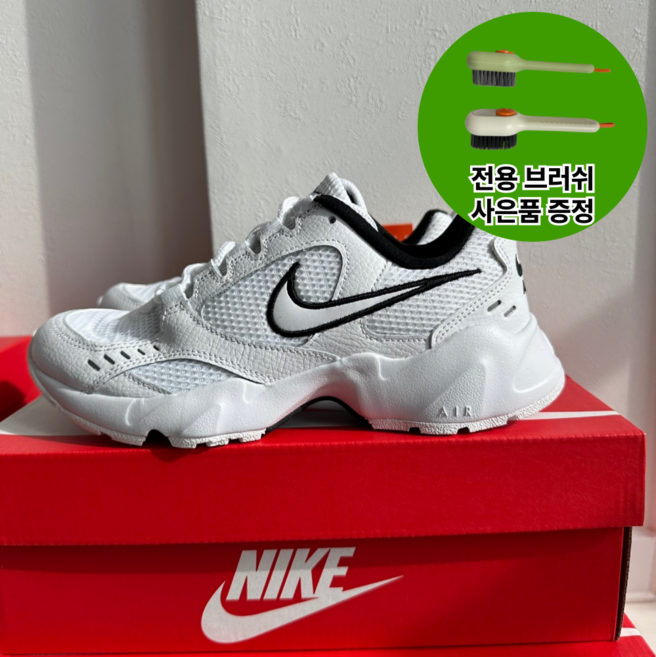 나이키 에어하이츠 여성 여자 흰검 운동화 신발 브러쉬증정