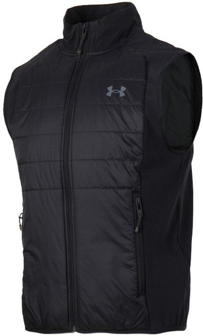 언더아머 남성 액티브 하이브리드 베스트 코튼 패딩조끼 1378505-001
