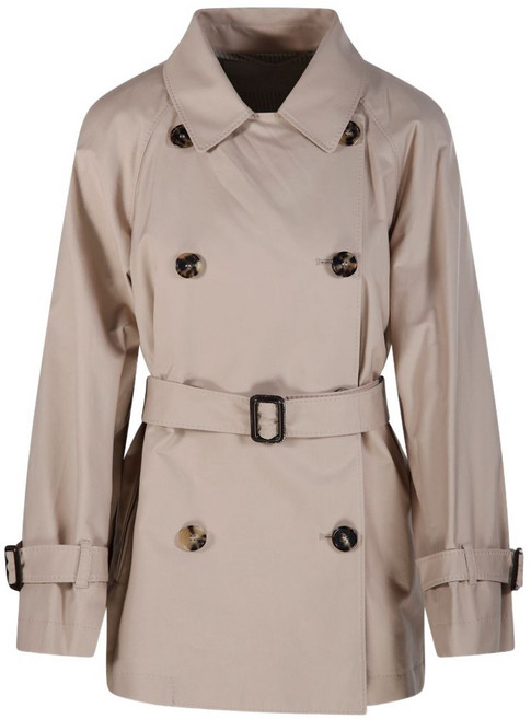 막스마라 칼레 벨트 더블 브레스티드 트렌치 코트