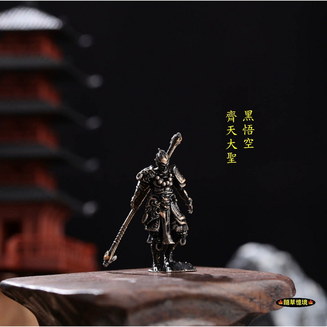 黑神話悟空大戰二郎神模型 1個, 黑悟空（上色款，注意尺寸）