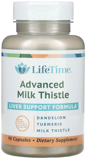 LifeTime Vitamins Advanced Milk Thistle 90 Capsules, 90 Count, 1개, 90정 - 쿠팡
