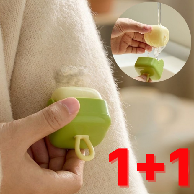 트렌티크 휴대용 돌돌이 미니 찍찍이 롤러 먼지제거기 반려동물 털제거, 2개