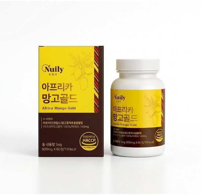 뉴일리 아프리카망고골드 아프리카망고 종자추출물 체중관리, 60정, 10개