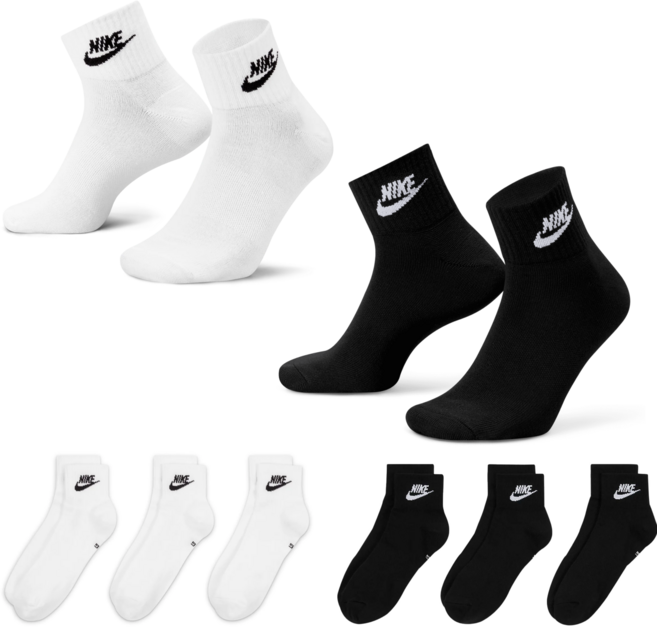 나이키 에브리데이 에센셜 앵클 삭스 (3켤레 1Set)