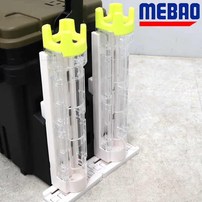 메바오 로드스탠드 MB-280 다이와 메이호 호환 태클박스 로드거치대, 1개, 화이트옐로우