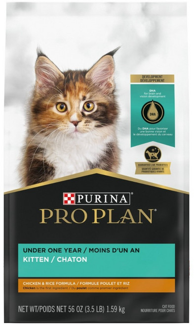 Pro Plan 幼貓乾糧 雞肉米配方, 1個, 冠能-幼貓鮮雞 3.5磅