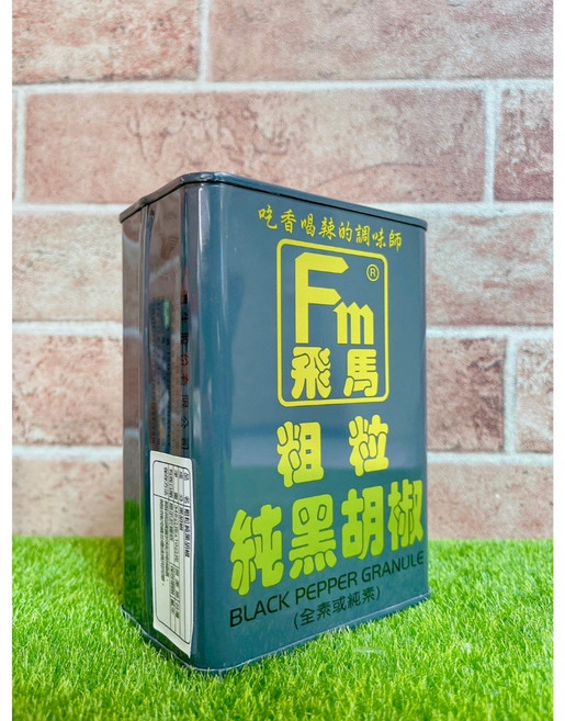 飛馬 黑胡椒碎粒 粗粒純黑胡椒 鐵罐 345g, 1個