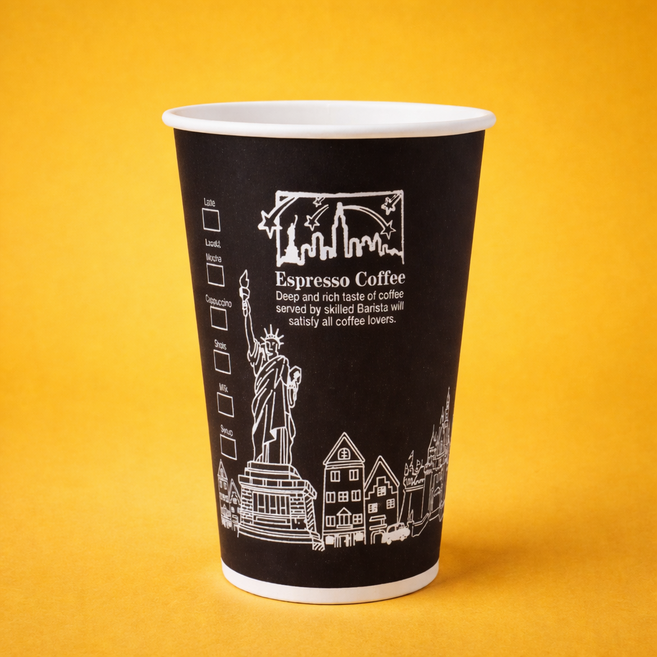 13온스 테이크아웃컵 커피컵 종이컵 1000개 1박스 (뚜껑별도)