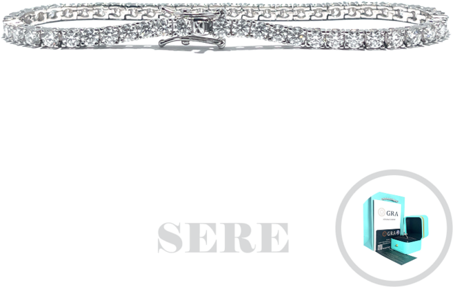 SERE 모이사나이트 3mm 클래식 프리미엄 테니스 팔찌 [GRA인증서/엑셀런트컷팅/D컬러/국내감별서/S925]