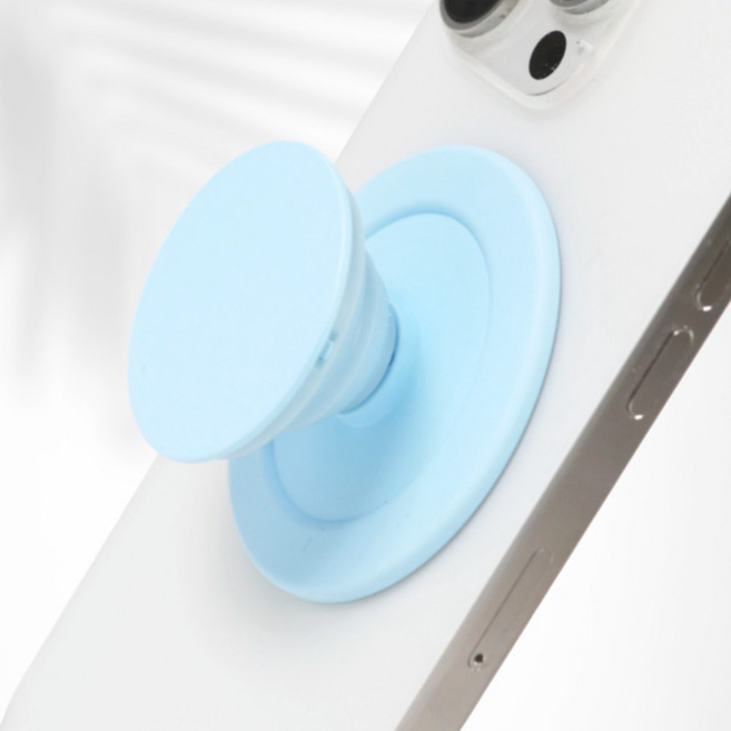 마카롱 파스텔 맥세이프 그립 톡홀더 자석 아이폰 핸드폰 거치대 스마트톡, 1개, 화이트(일반탑)