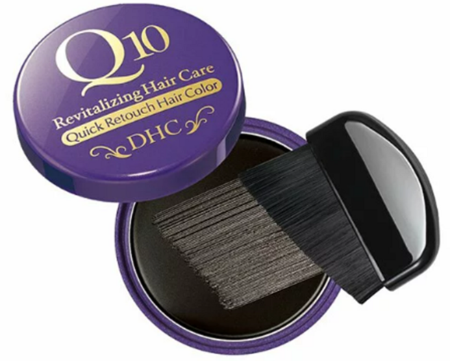 DHC 銀髮著色膏 4.5g 台灣公司貨 Q10護髮 快速補色, 黑色, 1個