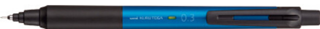 日本三菱 UNI KURU TOGA M3-KS / M5-KS 自動鉛筆, 1個, 0.3mm, 藍色
