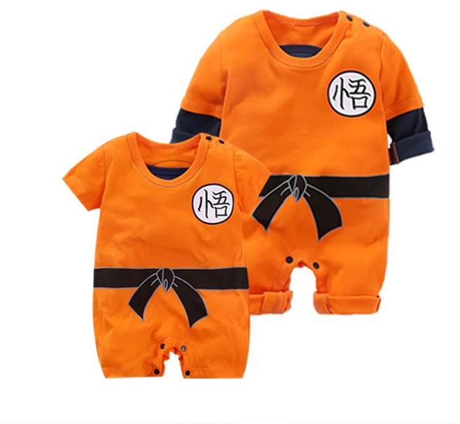 아기옷 유아복 드래곤볼 손오공 손오반 바디슈트 룸퍼 50일100일백일 셀프사진촬영 스튜디오 의상 소품 베이비 출산선물
