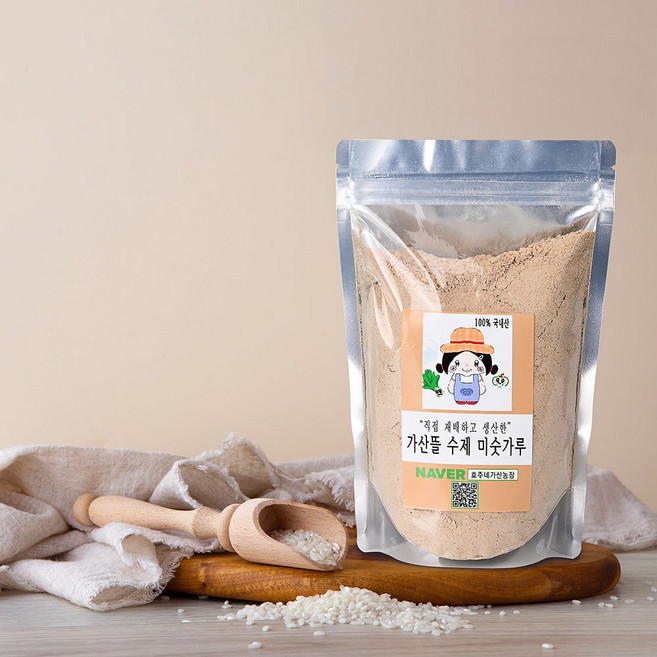 효주네 국내산 햇곡식 고소한 수제선식 미숫가루 400g, 2개