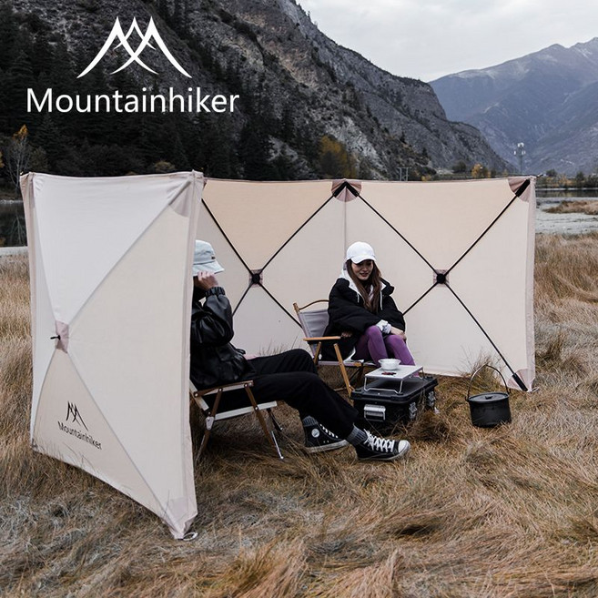 마운틴하이커 윈드스크린 타프 쉘터 가림막 프런트월 바람막이 캠핑, 4.8x1.2