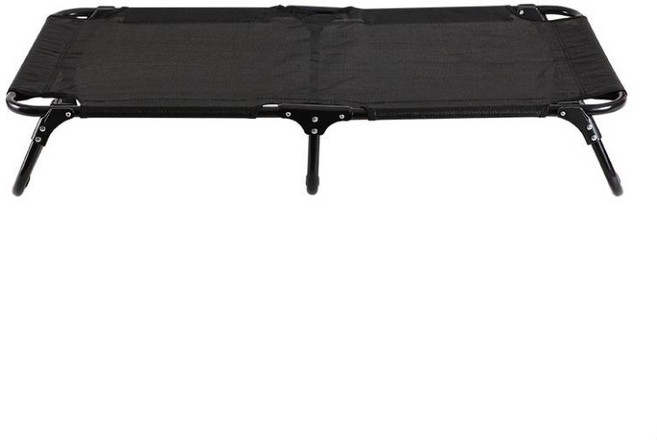 HZDMJ 강아지 접이식 해먹침대 휴대용 캠핑 이동식 침대 소형견 중형견 메쉬 애견 해먹, 블랙, 1개