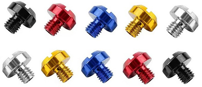 셀렉트템 스쿠터 백미러 어댑터 볼트 10mm 홀커버 마감볼트, 1개, 블루역방향